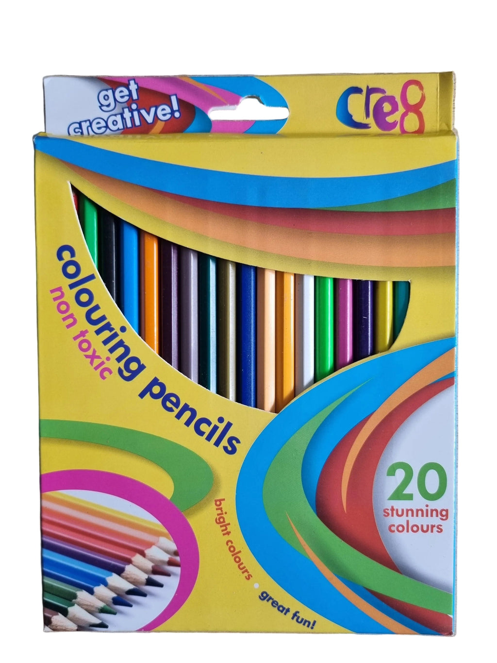 Box of 20 cre8 colouring pencils