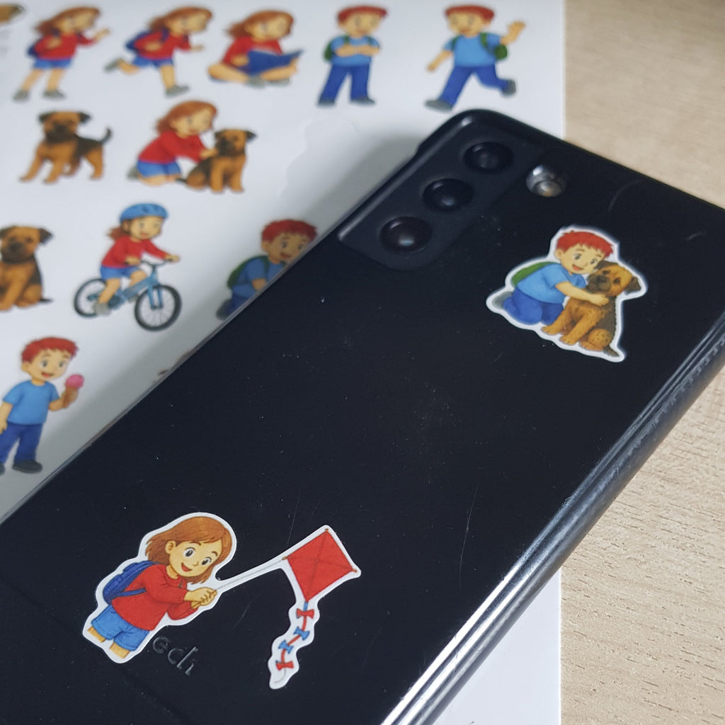 A5 Character Sticker Sheet