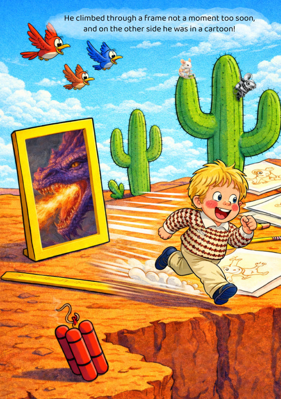 Your Child Steps Into Art - Personalised Hardback Edition