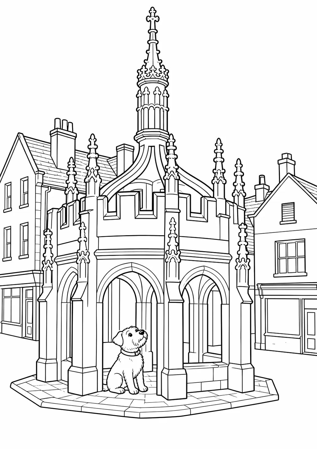 The Lost Colours of Malmesbury - Local Colouring Book