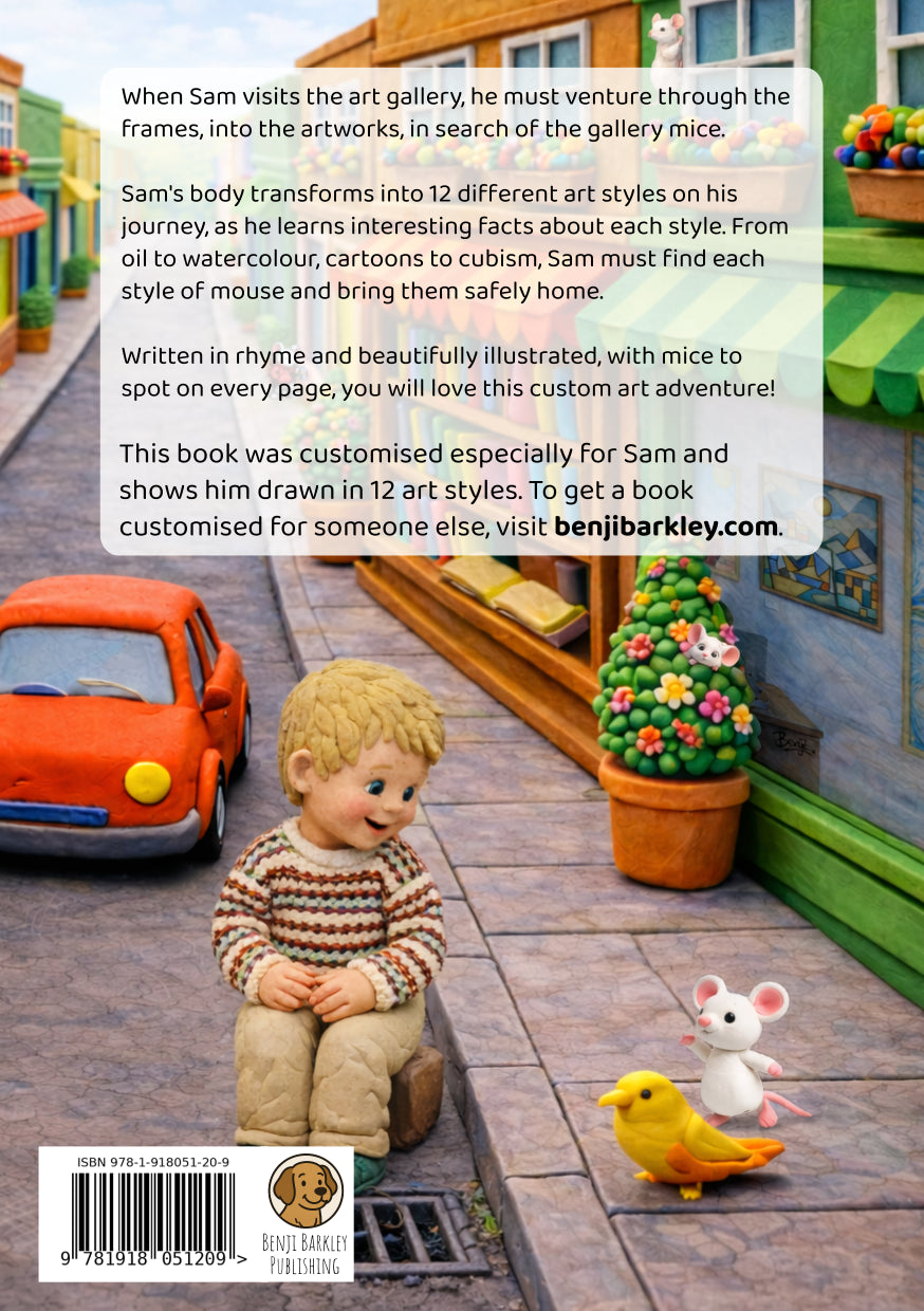 Your Child Steps Into Art - Personalised Hardback Edition