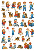 A5 Character Sticker Sheet