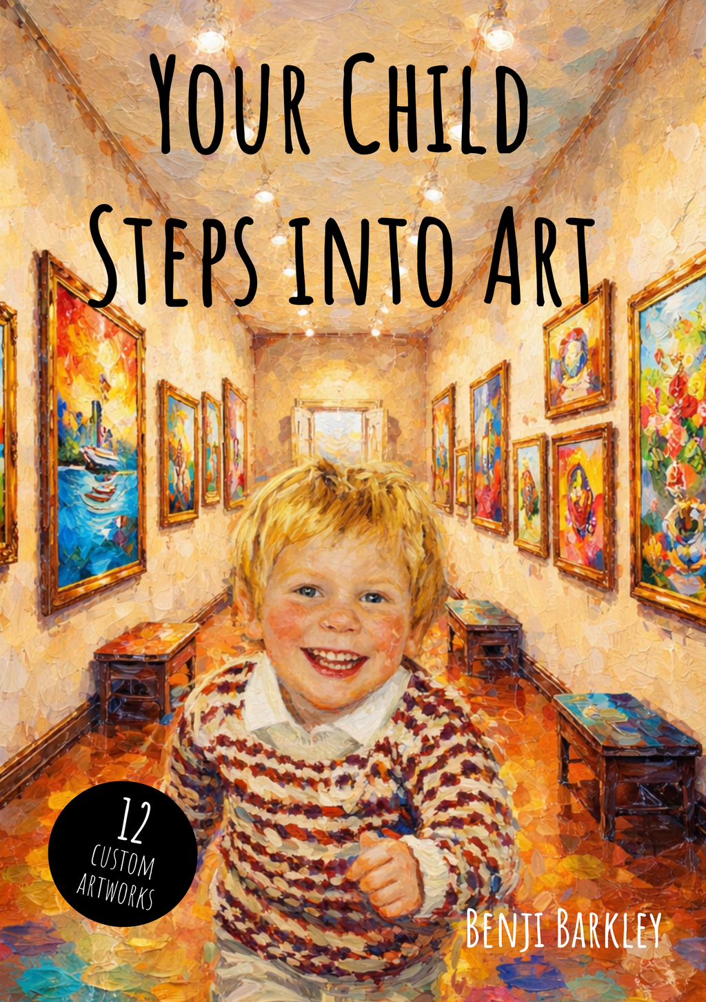Your Child Steps Into Art - Personalised Hardback Edition